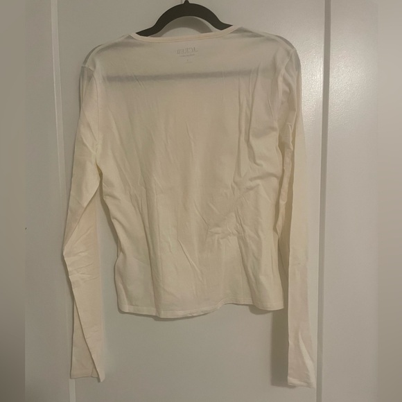 J crew featherweight jersey cotton cardigan sz large NWT - Picture 6 of 6